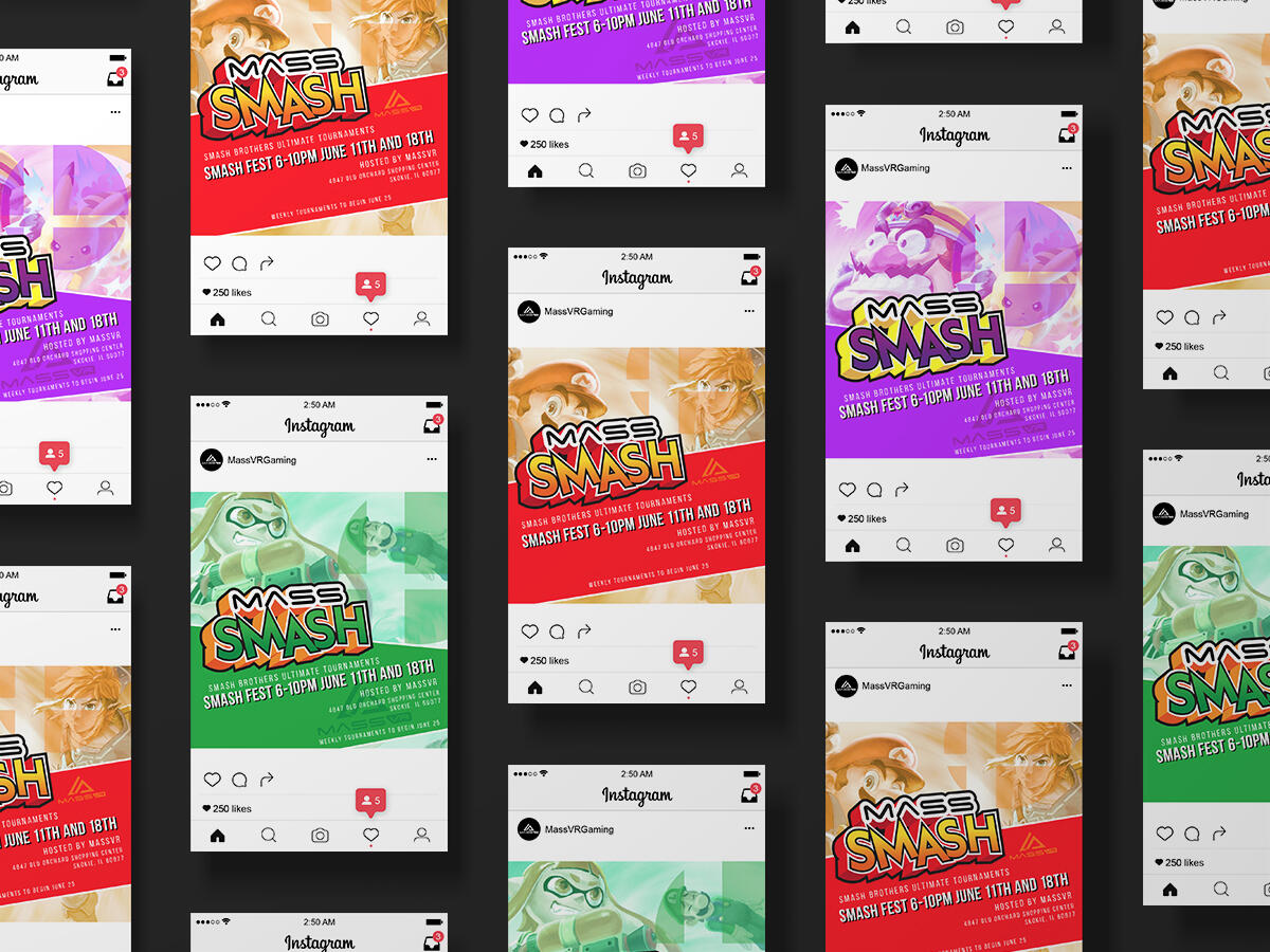 MassSmash Instagram Flyers
