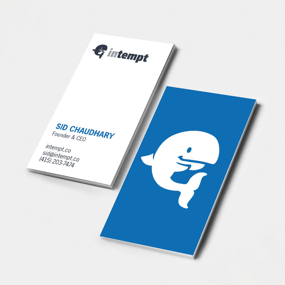 Intempt Business Card Design
